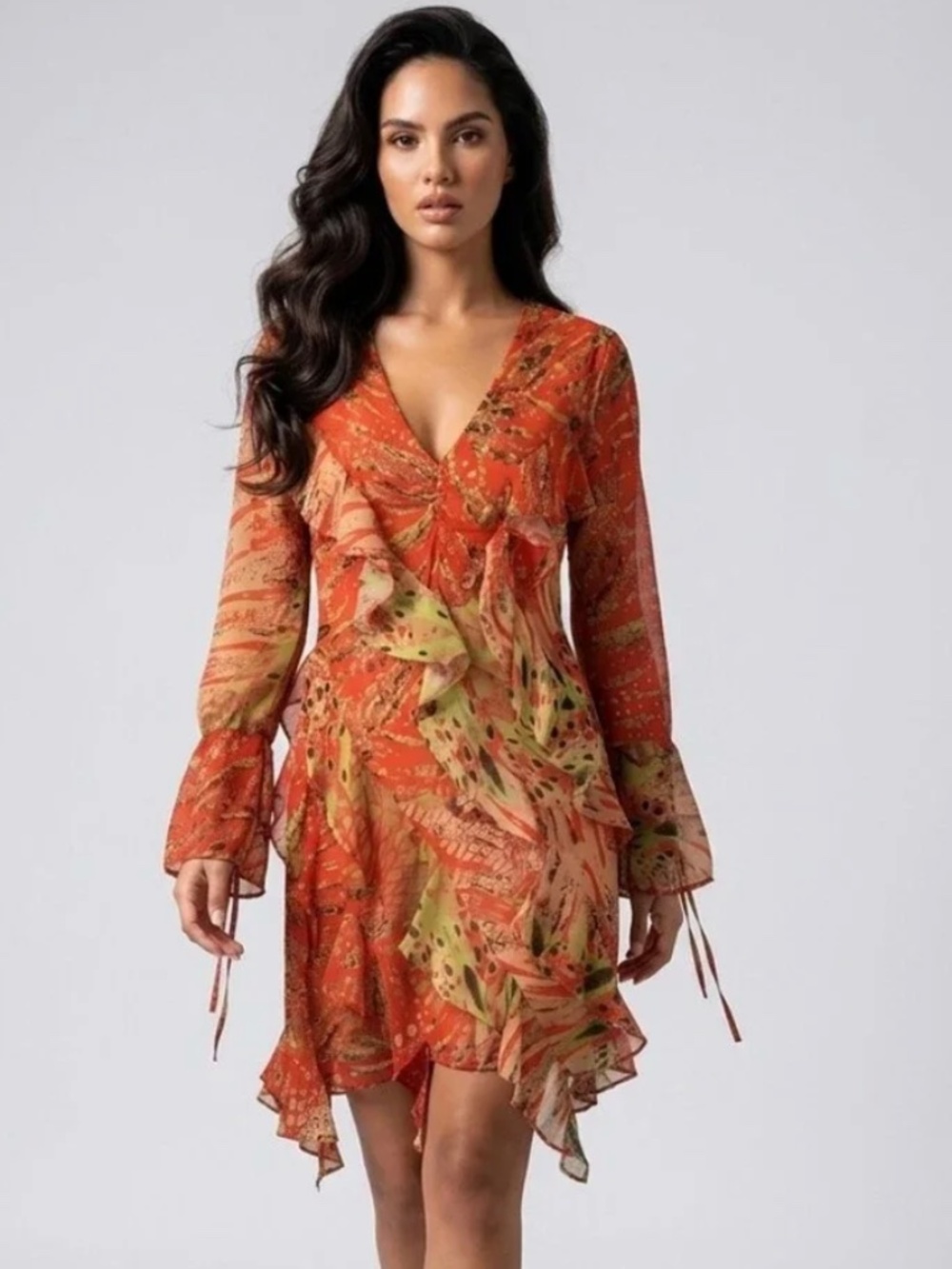 Walter Baker Abstract Dress